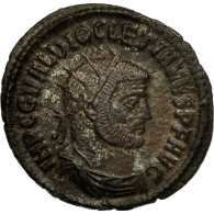Monnaie, Dioclétien, Aurelianus, 285-286, Antioche, TTB, Billon, RIC:323 - The Tetrarchy (284 AD To 307 AD)