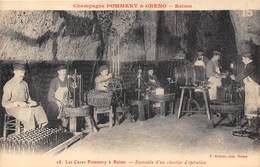 51-REIMS-CAVE DE POMMERY A REIMS- ENSEMBLE D'UN CHANTIER D'OPERATION - Reims