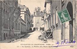 51-AY-EN-CHAMPAGNE- AVRIL 1911,RUE GAMBETTA, LE MOBILIER DE LA MAISON GAUTHIER BRÛLE - Ay En Champagne