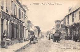 51-FISMES- PORTE ET FAUBOURG DE SOISSONS - Fismes