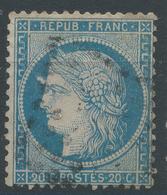Lot N°44461   Variété/n°37, Oblit GC, Tache Blanche Face Au Frond - 1870 Beleg Van Parijs