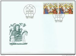 FDC 46 SLOVAQUIE 1994 Mi 207 Yv 171 Noël La Nativité - FDC