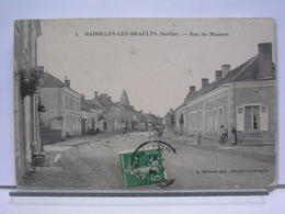 72 - MAROLLES LES BRAULTS - RUE DE MAMERS - ANIMEE - Marolles-les-Braults