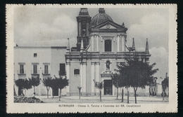 ALTAMURA - BARI - 1915 - CHIESA S. TERESA E CASERMA REALI CARABINIERI - Altamura