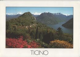 Vista Dal Parco San Grato Su Carona, S. Salvatore E Lago Di Lugano - Photo: JMS - Carona 