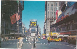 5016 USA NEW YORK CITY - TIMES SQUARE - CHEVROLET & ADMIRAL TELEVISION APPLIANCES PUB, SHERALTON ASTOR, SHOPS... - Time Square