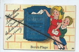 Carte à Système  -  Berck Plage - Meilleur Souvenir .Dans La Boîtes Aux Lettres Vous Verrez..-(dépliant 10 Vues ) Postes - Berck