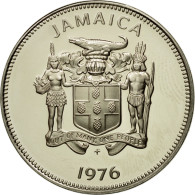 Monnaie, Jamaica, Elizabeth II, 20 Cents, 1976, Franklin Mint, USA, FDC - Jamaica