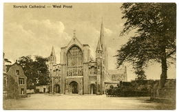 NORWICH CATHEDRAL : WEST FRONT - Norwich