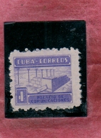 CUBA 1951 POSTAL TAX STAMPS TASSE TAXE COMMUNICATIONS BUILDING PALACIO DE COMUNICACIONES CENT. 1c MNH - Segnatasse