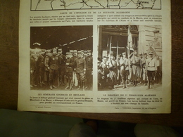 1914 LE MIROIR :Drapeau Du 7e Tirailleur Algérien;Barcy;Les Infirmières De Dieppe;Mortier De 280 En Action (gravure);etc - Francese