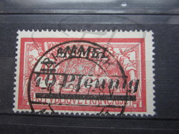 VEND BEAU TIMBRE DE MEMEL N° 53 , CACHET " BISMARK " !!! - Oblitérés