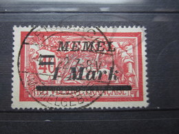 VEND BEAU TIMBRE DE MEMEL N° 57 , CACHET " BISMARK " !!! - Gebruikt