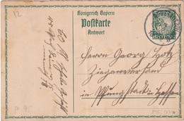 BAVIERE 1916  ENTIER POSTAL CARTE - Sonstige & Ohne Zuordnung