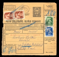 Hungary - Parcel Card Sent From Kundorozsma To Ofutak 1944. / 2 Scans - Otros & Sin Clasificación