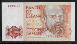 Espagne - 200 Pesetas  - Pick N° 156 - SPL - [ 4] 1975-… : Juan Carlos I