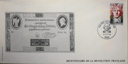 Enveloppe G.F. 1er Jour 1990 - Bicentenaire De La Révolution Française - Abbé Grégoire Daté Paris Le 13.10.1990 - TB. Et - Rivoluzione Francese