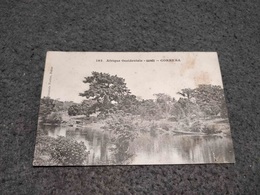 ANTIQUE POSTCARD AFRIQUE OCCIDENTALE - GUINEE - CORRERA CIRCULATED 1906 - French Guinea