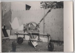 Photo Originale Tracteur Matériel Agricole Charrues Herses A. Milon Romans Drôme - Tracteurs