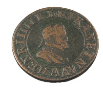 Double Tournois - Henri IIII -  France - Cuivre - 1603 A Paris - TB+ - - 1589-1610 Henri IV Le Vert-Galant