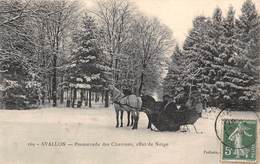 89-AVALLON- PROMENADE DES CHAUMES, EFFET DE NEIGE - Avallon