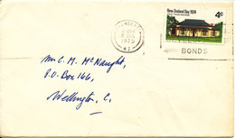 New Zealand Cover Sent To Denmark 1975 - Brieven En Documenten