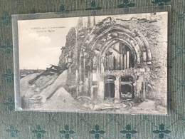 Delcampe - 80 Moreuil Guerre  1914-15   Bombardement Portail Eglise - Moreuil