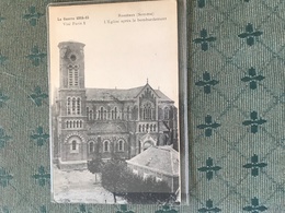 80 Rosieres Guerre 194-15 Bombardement Sur  L Eglise - Rosieres En Santerre