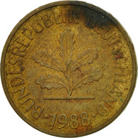 Monnaie, République Fédérale Allemande, 5 Pfennig, 1988, Karlsruhe, TB+ - 5 Pfennig