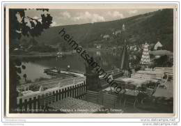 Zwingenberg - Gasthaus Zum Anker - Terrasse - Foto-AK - Neckargemuend