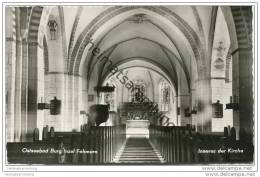 Ostseebad Burg - Insel Fehmarn - Inneres Der Kirche - Foto-AK - Fehmarn