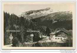 Kleinwalsertal - Österreichischer Grenzgasthof Walserschanz - Foto-AK - Kleinwalsertal