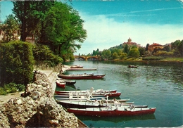 Torino (Piemonte) Imbarcadero, Barche Ormeggiate Sul Fiume Po, Po River - Onderwijs, Scholen En Universiteiten