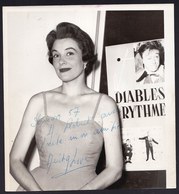 DEDICATED PHOTO ** ANITA LOVE ** RARE ( 1957 CASINO KNOKKE ) - Signed Photographs