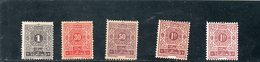 MAROC 1917-26 * - Timbres-taxe