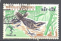 Nouvelles Hébrides: Yvert N° 218°; Oiseaux - Usados