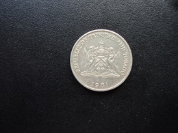 TRINITÉ ET TOBAGO : 25 CENTS   1981 FM   KM 32     SUP - Trinidad Y Tobago