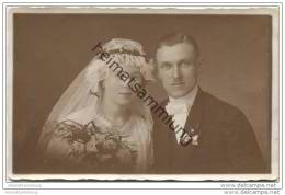 Hochzeit - Hochzeitsfoto-AK - Atelier Menzel Barmen-R. Bahnhofstrasse 7 - Noces