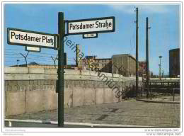 Berlin - Potsdamer Platz - AK Grossformat - Berlijnse Muur