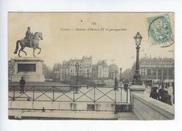 CPA Paris Statue D'Henri IV Et Perspective 143 - Standbeelden