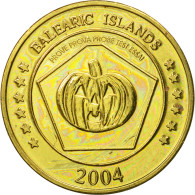 Espagne, Medal, Essai 50 Cents, 2004, SPL, Laiton - Otros & Sin Clasificación