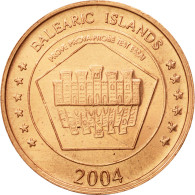 Espagne, Medal, Essai 5 Cents, 2004, SPL, Cuivre - Autres & Non Classés