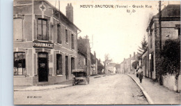 89 NEUVY SAUTOUR - Vue De La Grande Rue (pharmacie) - Neuvy Sautour