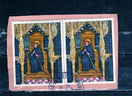 VALLEES D'ANDORRE Français FRENCH ANDORRA FRANCE FRANCESE 1977 ST. ROMANUS CAESAREA ROMA LES BONS 2f USATO USED OBLITERE - Gebraucht