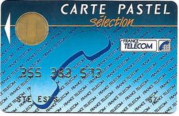 @+ Carte PASTEL Séléction France Telecom Nominative - Chip BULL F - Ref : FT/CP-SEL3 - Pastel