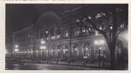 PICCOLA FOTO D' EPOCA DI TORINO - STAZIONE  DI PORTA NUOVA ( NOTTURNO ) - Stazione Porta Nuova