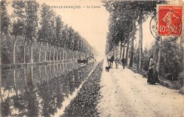 51-VITRY-LE-FRANCOIS- LE CANAL- VOIR PENICHE - Vitry-le-François