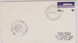 Ross Dependency 1975 Ca New Zealand Antarctic Research Programme Ca 11 Ja 75 Scott Base (40324) - Covers & Documents