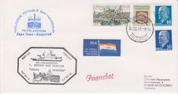 DDR 1991 Polarstern / Besuch Georg Forster Station Ca 30 III 91 Cape Town Cover (40325) - Polar Ships & Icebreakers