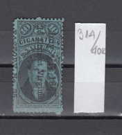 40K314 / 10 CIGARETTES , SERIES 1883 , Dewitt Clinton , INTER. REVENUE , Revenue Fiscaux United States USA Etats-Unis - Revenues